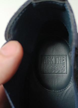Замшеві шкіряні чоловічі черевики ask the missus , розмір 44 , 28.5 см8 фото