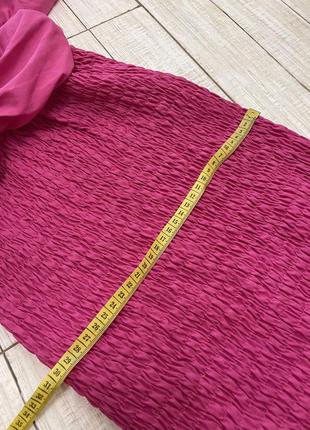 Роскішна сукня резинка кольору фуксія, платье по фигуре4 фото