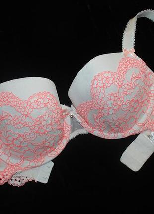 32dd /70dd/ 70e  прекраснейший бюстгальтер балконет с кружевом debenhams