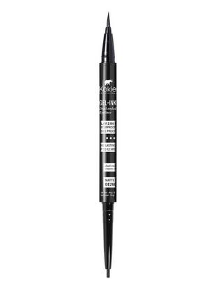 Карандаш лайнер 2 в 1 kokie professional gel ink dual ended eyeliner