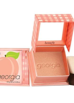 Benefit georgia peach - румяна для лица, 8 г