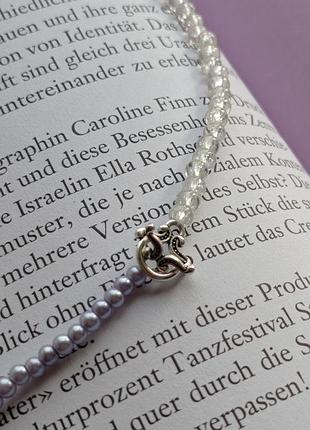 Трендовий мінімалістичний чокер намисто за бісеру намистин