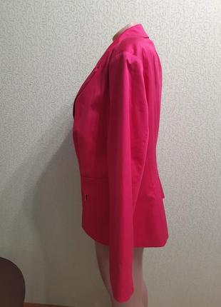 Женский пиджак жакет блейзер цвета фуксии4 фото