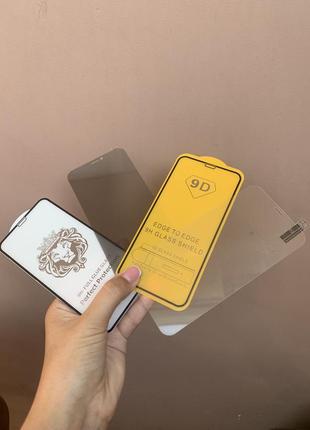 Стекло на iphone 6, 7, 8 se2020, xr, xs, 11, 11pro 11 promax 12,  12pro