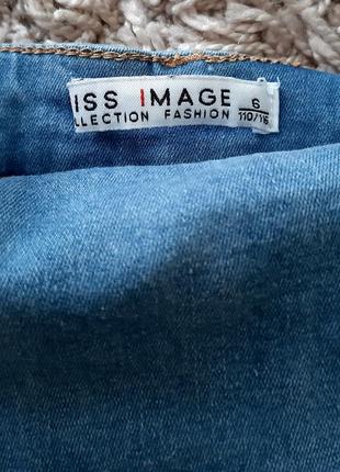 Стильний джинсовий комбінезон fashion 110-116 розміру.5 фото