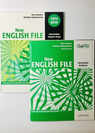 Робочий зошит new english file intermediate workbook + new english file intermediate students book1 фото