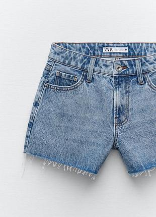 Новые джинсовые шорты zara , 34