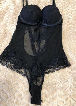 Эротическое боди с открытой спинкой