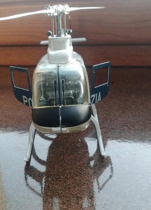 Металева модель гелікоптера 1:43 як нове6 фото