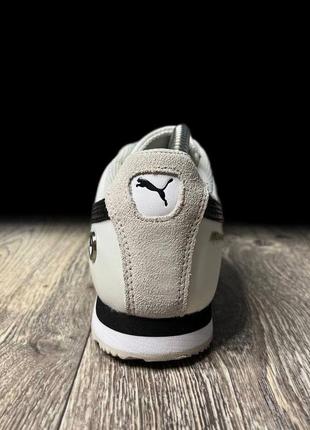 Кросівки puma roma bmw white/grey4 фото