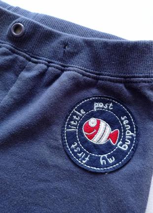 Ovs. італія. спортивні штани двунітка на 3 місяці.2 фото