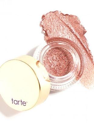 Гелевые тени + подводка для век с шиммером 2 в 1 tarte clay pot waterproof shadow liner rose gold