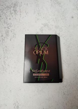 Пробник парфумів ysl black opium illicit green
