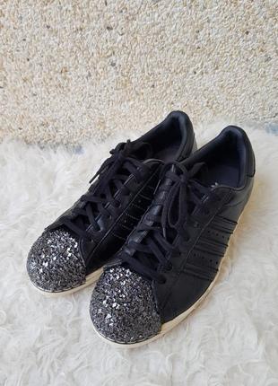 Adidas originals superstar 80s 3d metal toe "core black" bb20334 фото