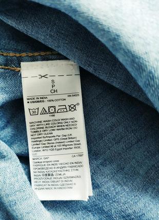 Жіноча джинсова сорочка gap4 фото