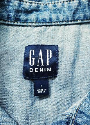 Жіноча джинсова сорочка gap3 фото