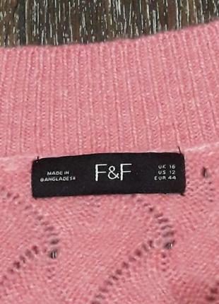 Брендовий новий стильний  светр  кофта  полувер   р.18 від  f&f8 фото