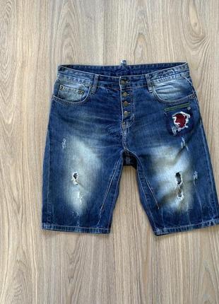 Чоловічі джинсові шорти dsquared21 фото