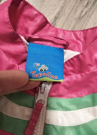 Детская осенняя куртка ветровка для девочки 2 года 4