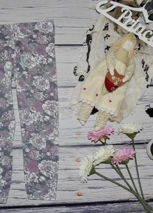 6 - 7 лет яркие модные легинсы лосины бриджи девочке цветы2 фото