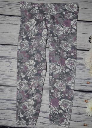 6 - 7 лет яркие модные легинсы лосины бриджи девочке цветы4 фото