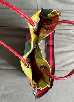 Жіноча текстильна сумка шоппер на плече young by caterina lucchi7 фото