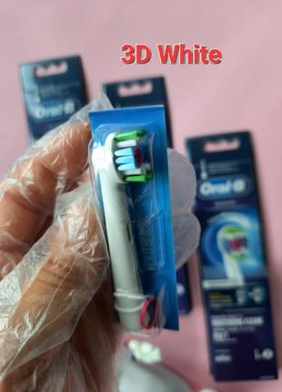 Oral-b/braun 3d white! поштучно! змінні насадки!4 фото