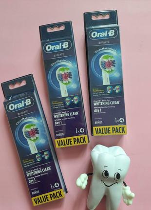 Oral-b/braun 3d white! поштучно! змінні насадки!6 фото