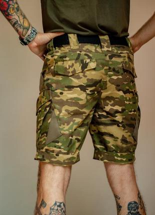 Тактичні чоловічі шорти мультикам s-xxl shrapnel multicam6 фото