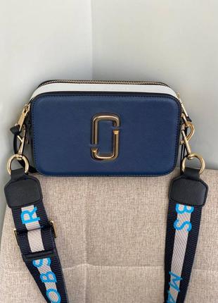 Marc jacobs logo blue white