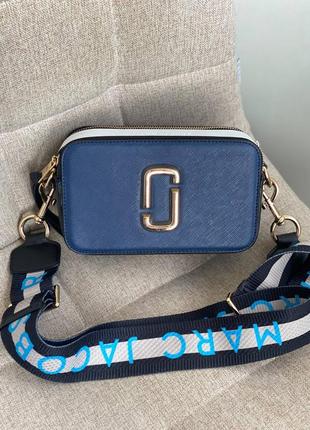 Marc jacobs logo blue white2 фото