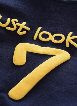 ✔ костюм для хлопчиків "just looking 7" (зростання 80-86,86-92,92-98,98-104,104-110,110-116,116-122)2 фото