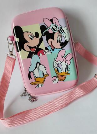 Детская сумочка с mickey, minnie mouse