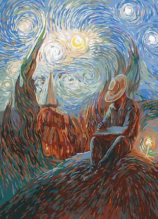Картина по номерам украинская звездная ночь идейка kho4918