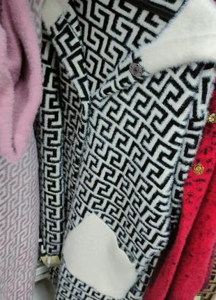 Пальто альпака жіноче стильне тренд4 фото