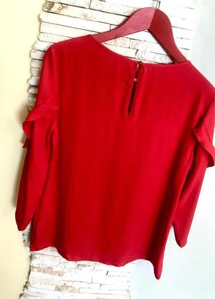 Изумительная красная блуза дорогого германского бренда brad7 фото