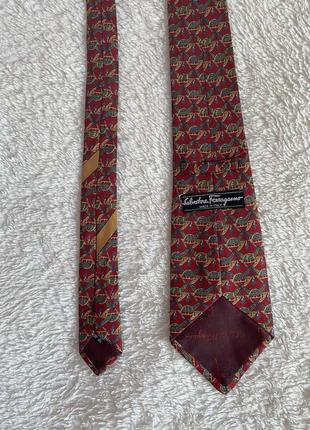 Шовкова краватка salvatore ferragamo оригінал2 фото