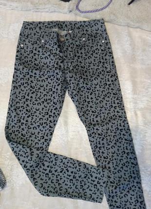 Женские брюки / брюки женские / брюки в леопардовый принт2 фото