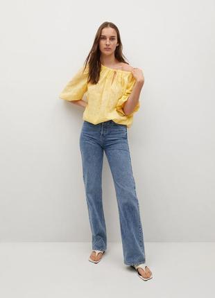 Стильна блузка mango з прошви2 фото