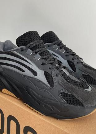 Adidas yeezy boost 700 grey женские кроссовки адидас изи буст 700 серые1 фото