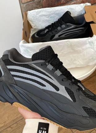 Adidas yeezy boost 700 grey женские кроссовки адидас изи буст 700 серые4 фото