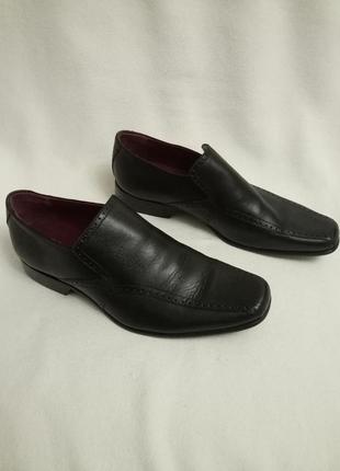 Чоловічі класичні туфлі next (шкіра, середньо м’які, англія)2 фото
