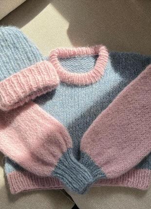 Базовий светр з вовни альпака2 фото