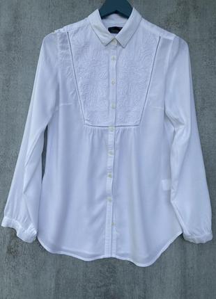 Шикарна біла блузка сорочка bonprix