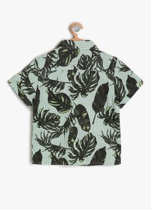 Рубашка в пальмовые листья2 фото
