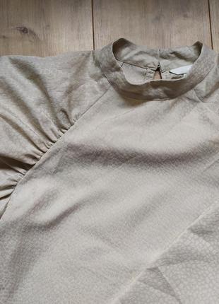 Шикарная блуза,блузка hm,фирменная блуза с обьемным рукавом5 фото
