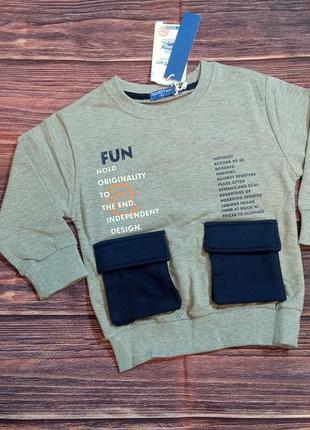 Стильний світшот на зріст 104-110. для хлопчика. угорщина buddy boy. код 5790