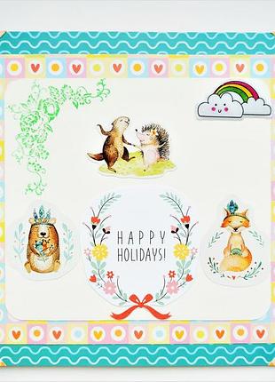 Листівка "happy holidays"