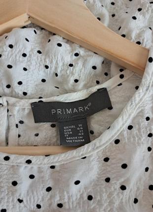 Брендова об'ємна дуже мила сукня жатої тканини primark🤍🖤5 фото