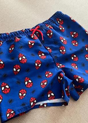 Плавки шорти marvel spider-man сині плавальні шорти